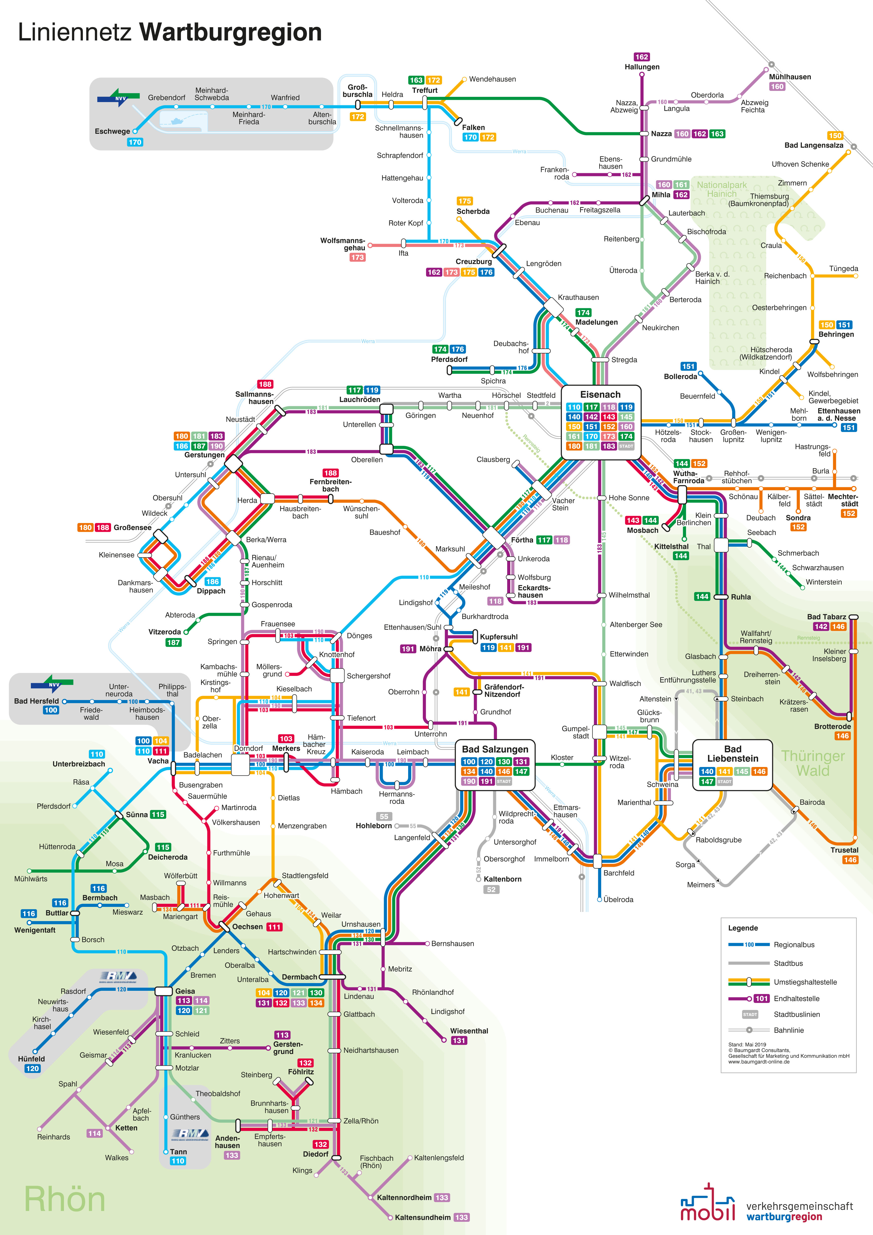 Fahrplanwechsel im Wartburgkreis alle Linien ändern sich